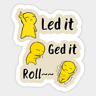 BTS butter | Let it Get it Roll | army life Sticker